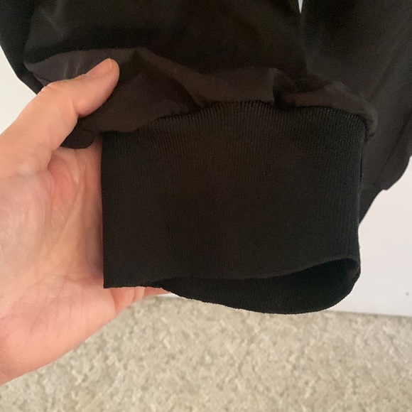 Torrid Size 1 black silky joggers with elasticized waist with drawstring - Picture 4 of 7